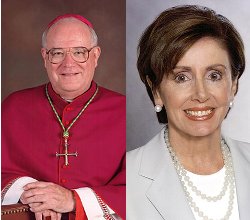 El arzobispo de San Francisco desautoriza pblicamente a la Presidenta de la Cmara de Representantes por su postura pro-aborto