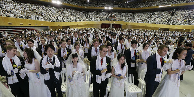 La secta Moon celebra otra de sus bodas masivas en Corea del Sur