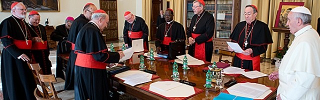 Finaliza una nueva reunin del grupo de cardenales que asesora al Papa en la reforma de la Curia