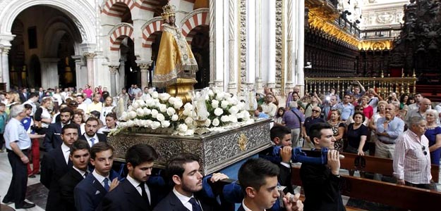 Hermandades y Cofradas de Crdoba convocan a los actos de la fiesta de la Virgen de la Fuensanta como manifestacin multitudinaria de fe