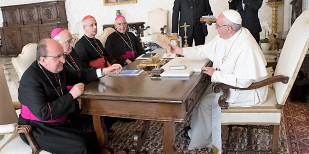 El Papa se reuni este lunes con la Ejecutiva de la Conferencia Episcopal Argentina