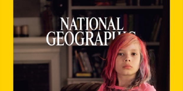 La revista National Geographic tendr una portada con una foto de un nio vestido de nia