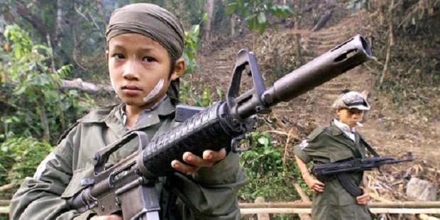 Pide detener el reclutamiento de nios-soldado en Mindanao