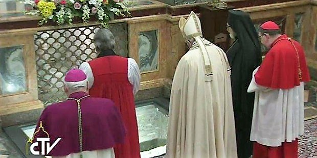 El Papa celebra una Misa como cierre de la Semana de Oracin por la Unidad de los Cristianos