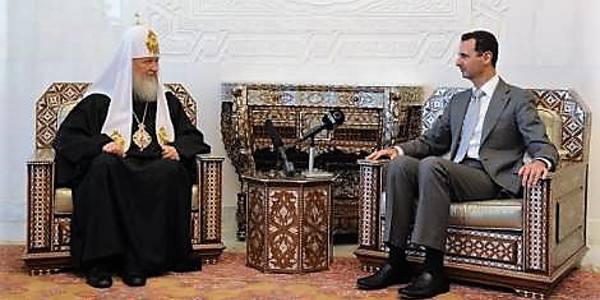 El gobierno sirio invita al Patriarca de Mosc a visitar el pas