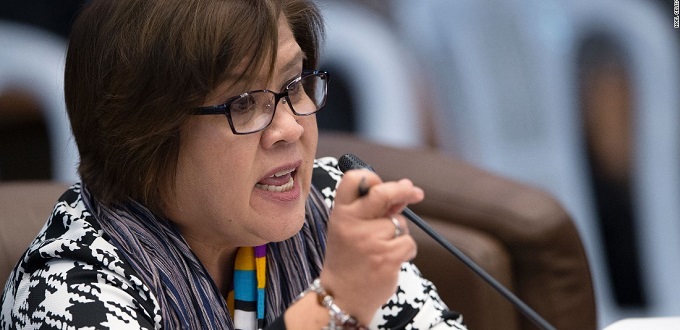 Arrestaron a la Senadora Leila De Lima en Filipinas