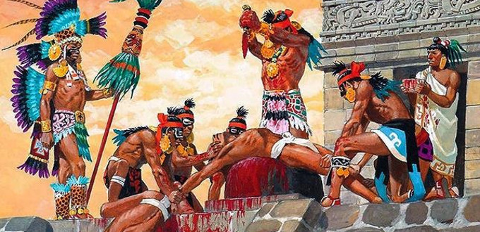 Descubren en Mxico una torre de crneos humanos procedentes de sacrificios aztecas