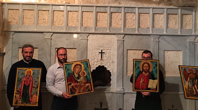 conos para la iglesia greco-ortodoxa de San Elas