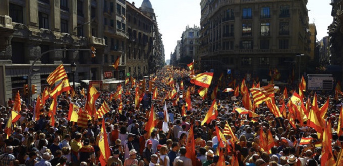 Manifestacin de Barcelana