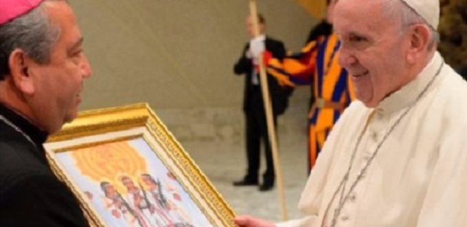 Nios Mrtires de Tlaxcala canonizados por el Papa