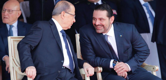 El primer ministro del Lbano retira su dimisin a peticin del presdiente
