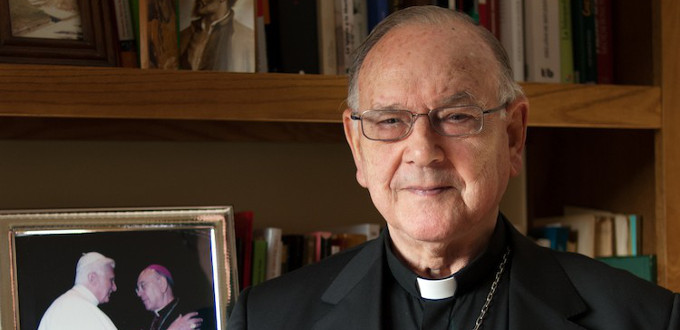 Cardenal Sebastin a los catalanes: Os llevo en mi corazn. Quedaos en casa, estaris mejor