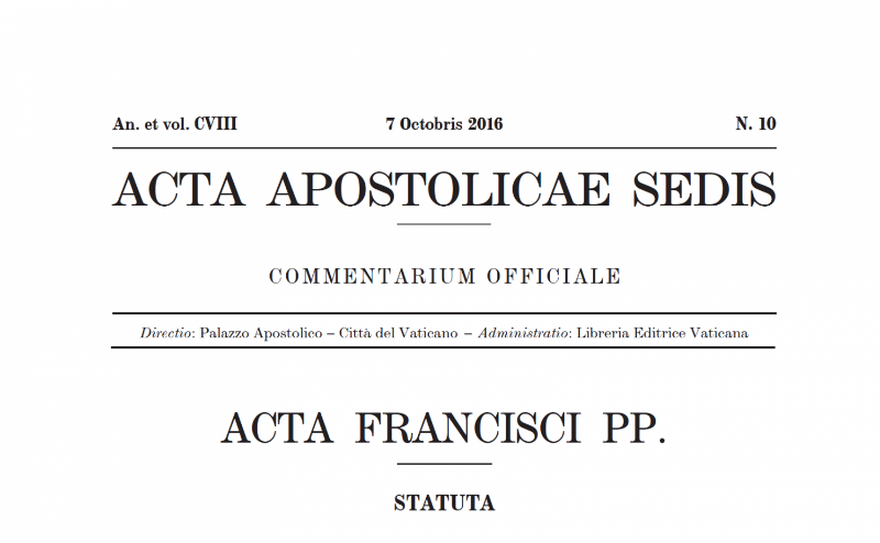 Sobre la publicacin de la carta del Papa a los obispos argentinos en el AAS
