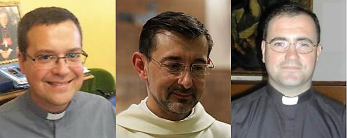 Los sacerdotes Jos Cobo, Santos Montoya y Jess Vidal, nuevos obispos auxiliares de Madrid