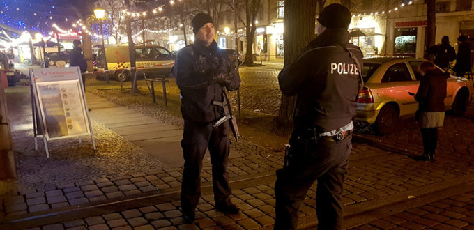 La polica alemana desactiva un paquete bomba en un mercado navideo de Potsdam