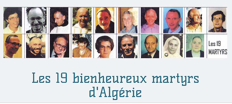 El da de la Inmaculada sern beatificados en Orn 19 mrtires de Argelia