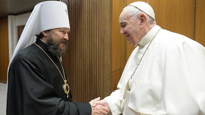 El Papa recibe al responsable de las relaciones externas del Patriarcado de Mosc