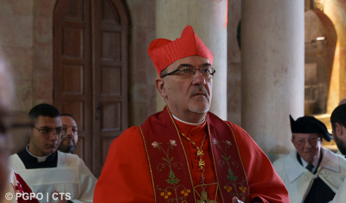Cardenal Pizzaballa, a los cristianos en Gaza: Queridos, no estis solos. Toda la Iglesia de Jerusaln est unida a vosotros
