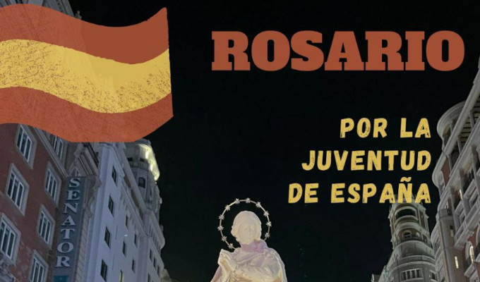 Convocan por tercer ao a los jvenes catlicos al rezo pblico del Rosario el 11 de mayo en Madrid