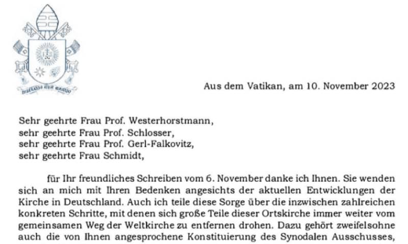 Mons. Oster justifica su distanciamiento al Comité Sinodal alemán