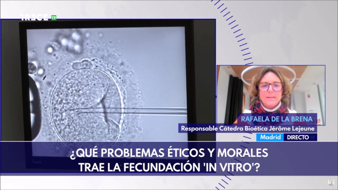 Rafaela de la Brena, ante el problema de los embriones congelados: «La adopción prenatal sería la solución menos mala»