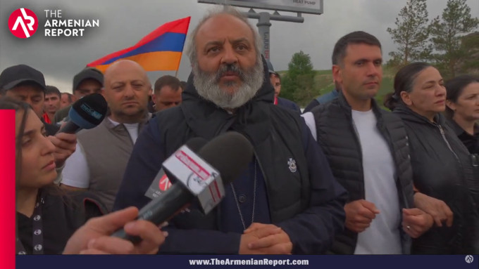 Un arzobispo armenio se convierte en lder de la oposicin al primer ministro Nikol Pashinyan