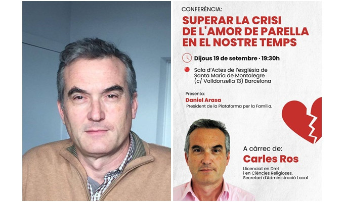 Carles Ros: Atacar la fidelidad es atacar el ncleo del amor conjugal