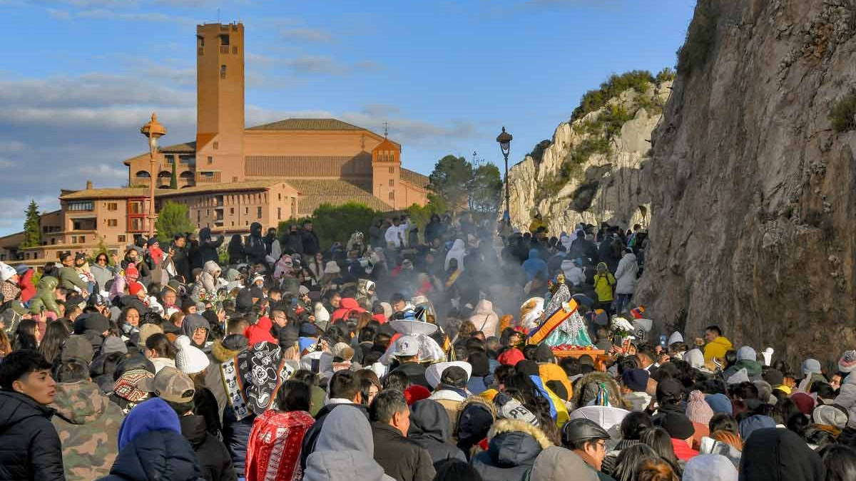 Miles de ecuatorianos celebraron a su patrona en el Santuario de Torreciudad