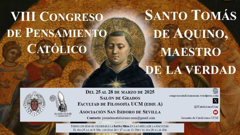 Santo Toms de Aquino, maestro de la verdad, en la Complutense por los 800 aos del Doctor Anglico