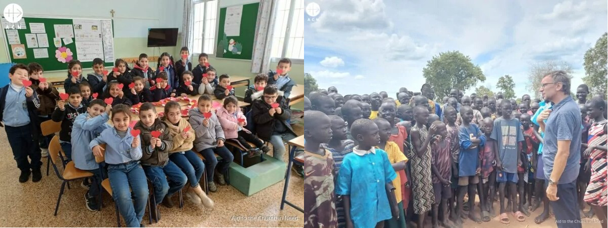 Miles de nios en todo el mundo son escolarizados gracias a Ayuda a la Iglesia Necesitada