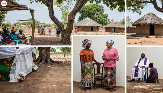 Una monja ayuda a los desplazados en Mozambique a superar sus traumas