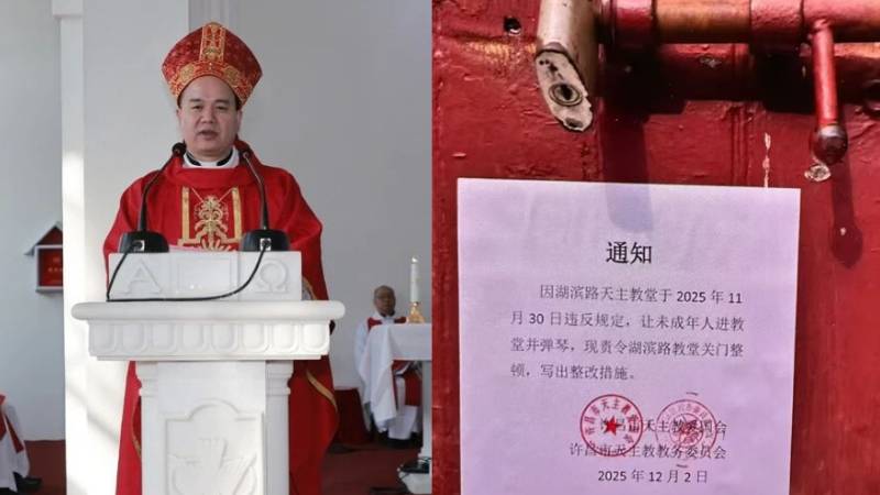 La Santa Sede cede ante China: jubila al obispo perseguido fiel a Roma y confirma al candidato del rgimen comunista