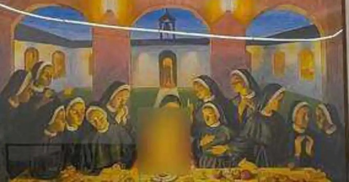 Retiran una blasfema ��ltima Cena� de la principal exposici�n de arte de la India