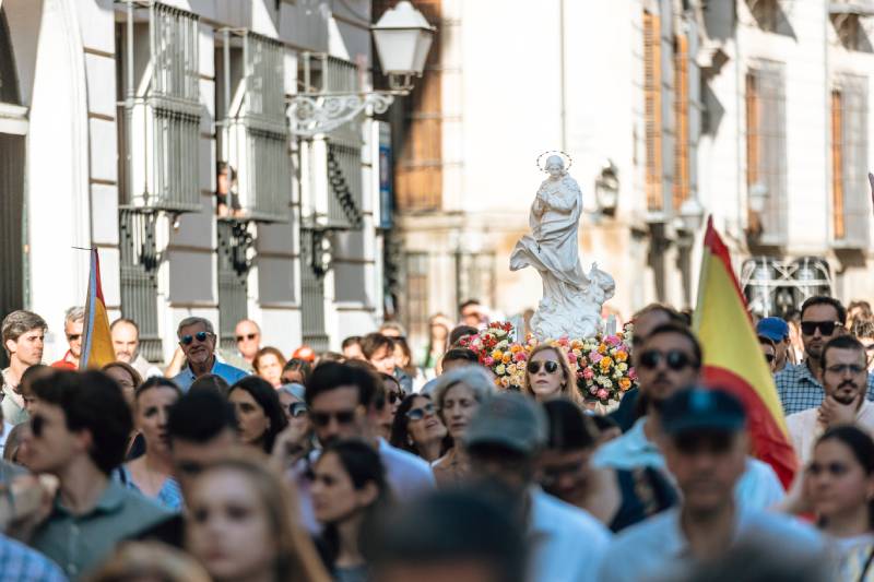 El Rosario por la Juventud de Espa�a vuelve a Madrid en su sexta edici�n