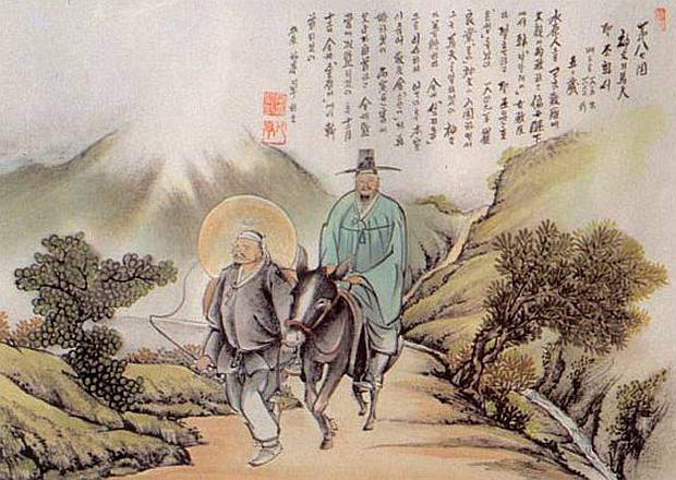 El segundo sacerdote coreano, muy cerca de los altares