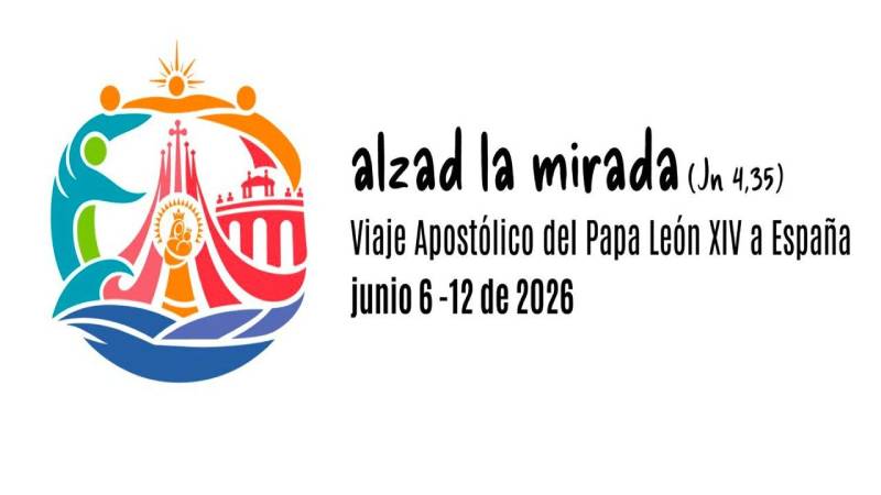 Publicado el logo y lema de la visita de Le�n XIV a Espa�a: �Alzad la mirada�