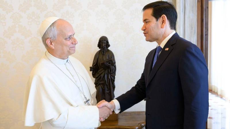 Cuba, Oriente Medio y �frica centran la audiencia entre Le�n XIV y Marco Rubio