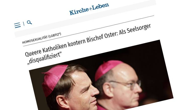 Un colectivo LGBT alem�n acusa al obispo Oster de estar �descalificado como te�logo y pastor� por su defensa de la antropolog�a cristiana