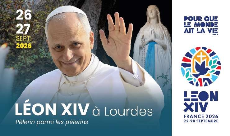 Avalancha de peregrinos para visita del Papa a Lourdes