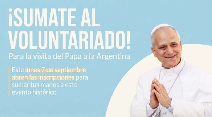 Tres opciones de �g�nero� para voluntarios en la visita de Le�n XIV