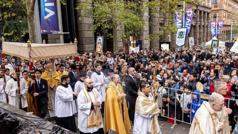 �Cristo sigue siendo Rey�: S�dney llenar� sus calles tras el Sant�simo en el centenario de la fiesta de Cristo Rey